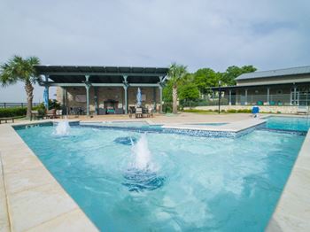 Turquoise swimming pool